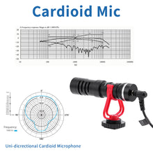 Cargar imagen en el visor de la galería, Vlog Kit K2 - Soporte Para Celular y Cámara Con Luz led y Micrófono Cardioide
